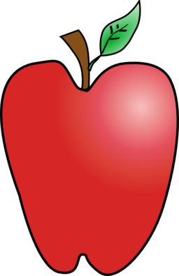 Cartoon Apple K Yager 03r