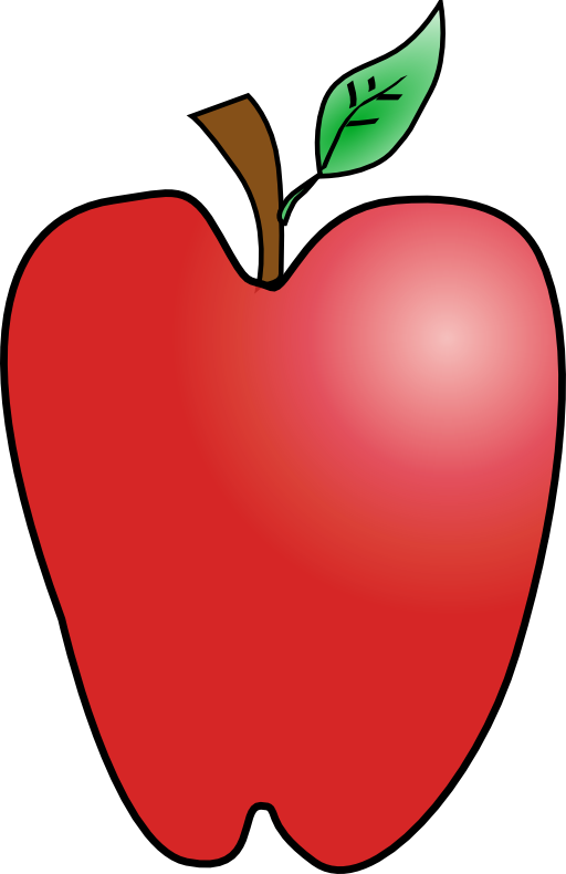 Cartoon Apple K Yager 03r