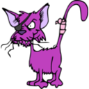 download Fighting Cat clipart image with 270 hue color