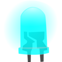 download Led Lamp clipart image with 180 hue color
