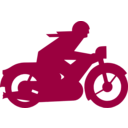 download Green Motorbiker clipart image with 225 hue color