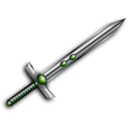 download Jeweled Sword clipart image with 90 hue color
