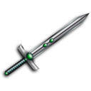 download Jeweled Sword clipart image with 135 hue color