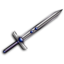 download Jeweled Sword clipart image with 225 hue color