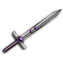 download Jeweled Sword clipart image with 270 hue color