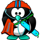 download Life Saver Penguin clipart image with 135 hue color
