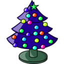 download Christmas Tree clipart image with 135 hue color