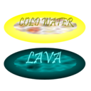 download Water And Lava Filter clipart image with 180 hue color