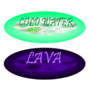 download Water And Lava Filter clipart image with 270 hue color