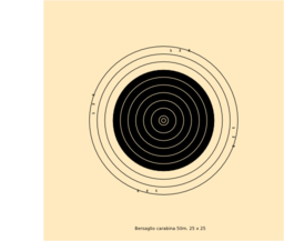 Bersaglio Carabina 50m