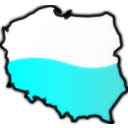 download Poland clipart image with 180 hue color