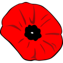 download Poppy Remembrance Day clipart image with 0 hue color