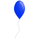 download Yellow Balloon clipart image with 180 hue color