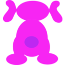 download Dog Icon clipart image with 270 hue color