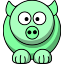 download Pig clipart image with 135 hue color
