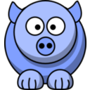 download Pig clipart image with 225 hue color