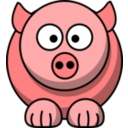 download Pig clipart image with 0 hue color