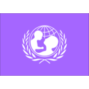 download Flag Of The Unicef clipart image with 45 hue color