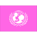 download Flag Of The Unicef clipart image with 90 hue color