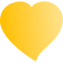 download Heart clipart image with 45 hue color