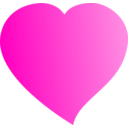 download Heart clipart image with 315 hue color