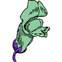 download Snapdragon clipart image with 180 hue color