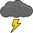 download Thundercloud clipart image with 0 hue color