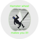 download Hamster Wheel clipart image with 225 hue color