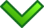 Green Single Arrows Set