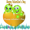 download Happy Valentine Smiley Emoticon clipart image with 45 hue color