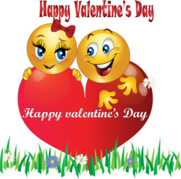 Happy Valentine Smiley Emoticon