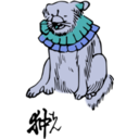 download Japanese Chin clipart image with 180 hue color