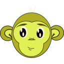 download Innocent Monkey clipart image with 45 hue color