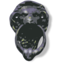 download Lion Face Door Knocker clipart image with 45 hue color