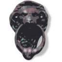 download Lion Face Door Knocker clipart image with 135 hue color