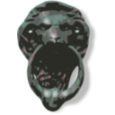download Lion Face Door Knocker clipart image with 315 hue color