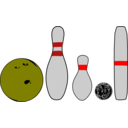 Bowling Pins And Balls