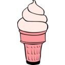 download Fast Food Desserts Ice Cream Cones Soft Serve clipart image with 315 hue color