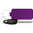 download Car Key clipart image with 270 hue color