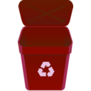 download Recycle Can clipart image with 225 hue color