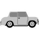 download Car Side View clipart image with 0 hue color