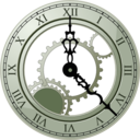 download Roman Clock clipart image with 225 hue color