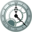 download Roman Clock clipart image with 315 hue color