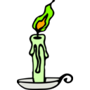 download Candle clipart image with 45 hue color