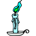 download Candle clipart image with 135 hue color