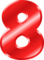 Effect Letters Alphabet Red