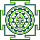 download Mandala clipart image with 90 hue color