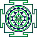 download Mandala clipart image with 135 hue color