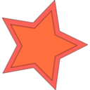 download Double Star clipart image with 315 hue color