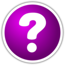 download Icon With Question Mark clipart image with 90 hue color